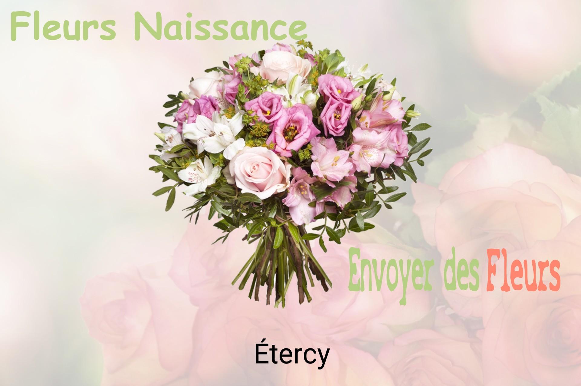 Bouquet de fleurs de naissance livré à Étercy